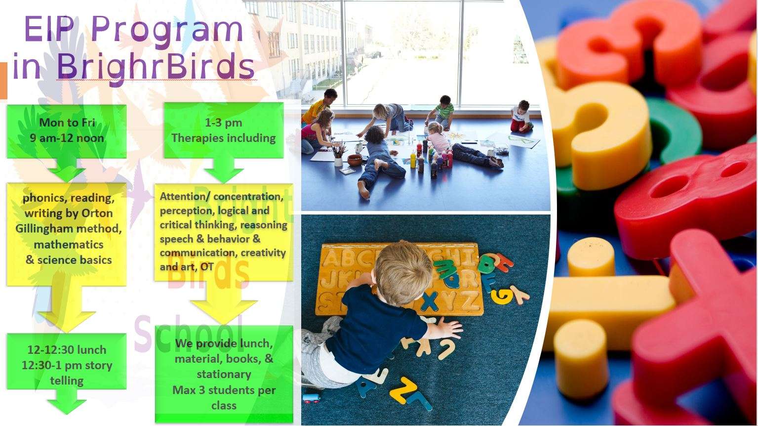 Early Intervention Program for Young Kids in Subang Jaya by Bright Birds School - IGCSE for special need children